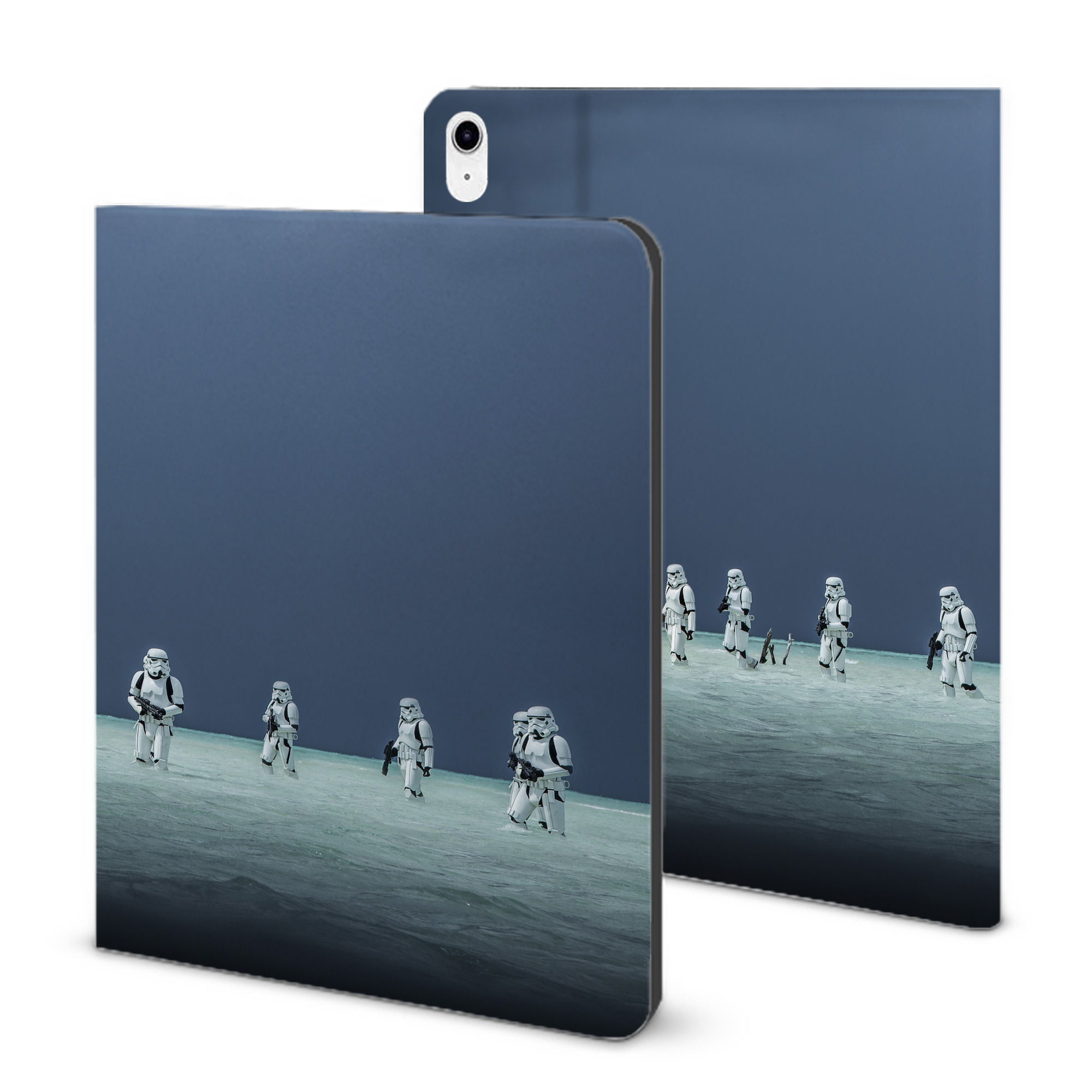 （画像用） スター・ウォーズ Star Wars IPad ケース ブック型 PUレザー TPU 耐衝撃 軽量 薄型 ペン収納なし 全面保護 IPad 各モデル対応